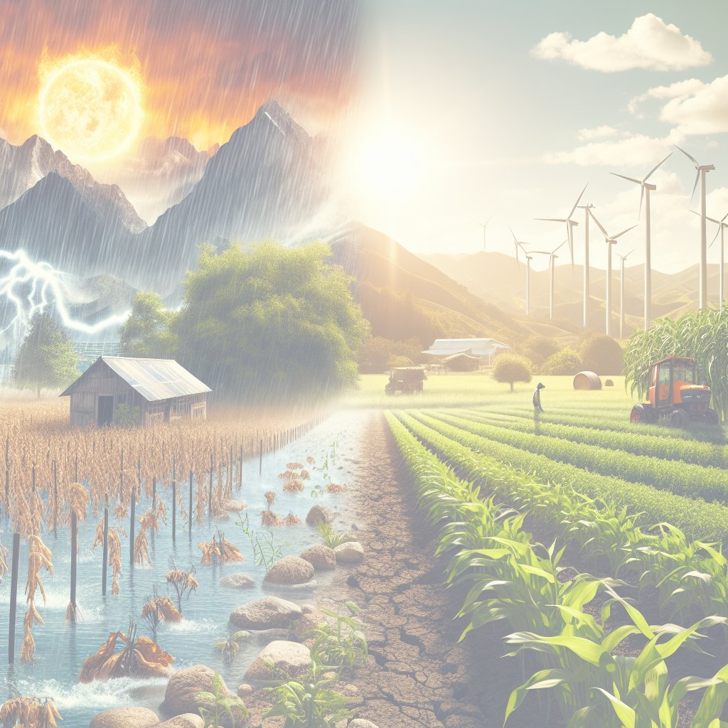 The impact of climate change on global agriculture.