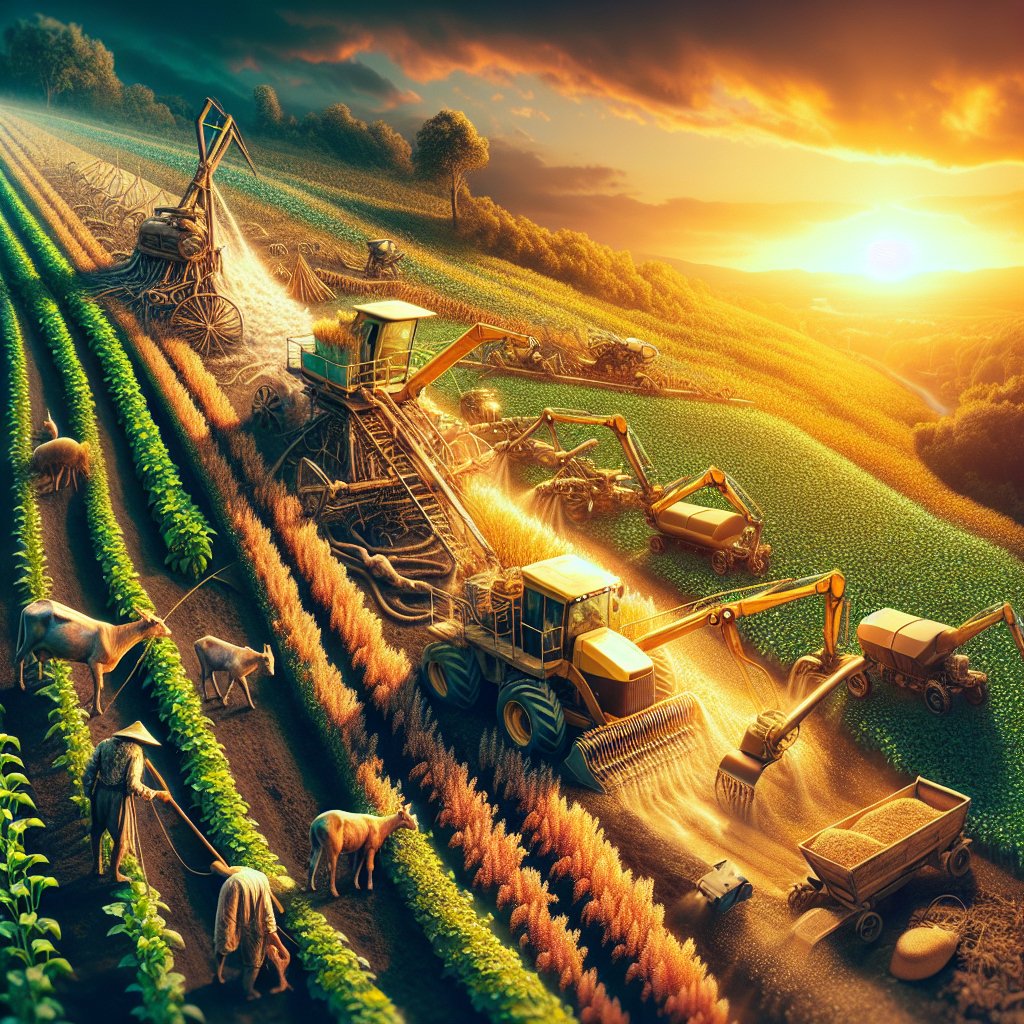 The history of agriculture and its global transformation.