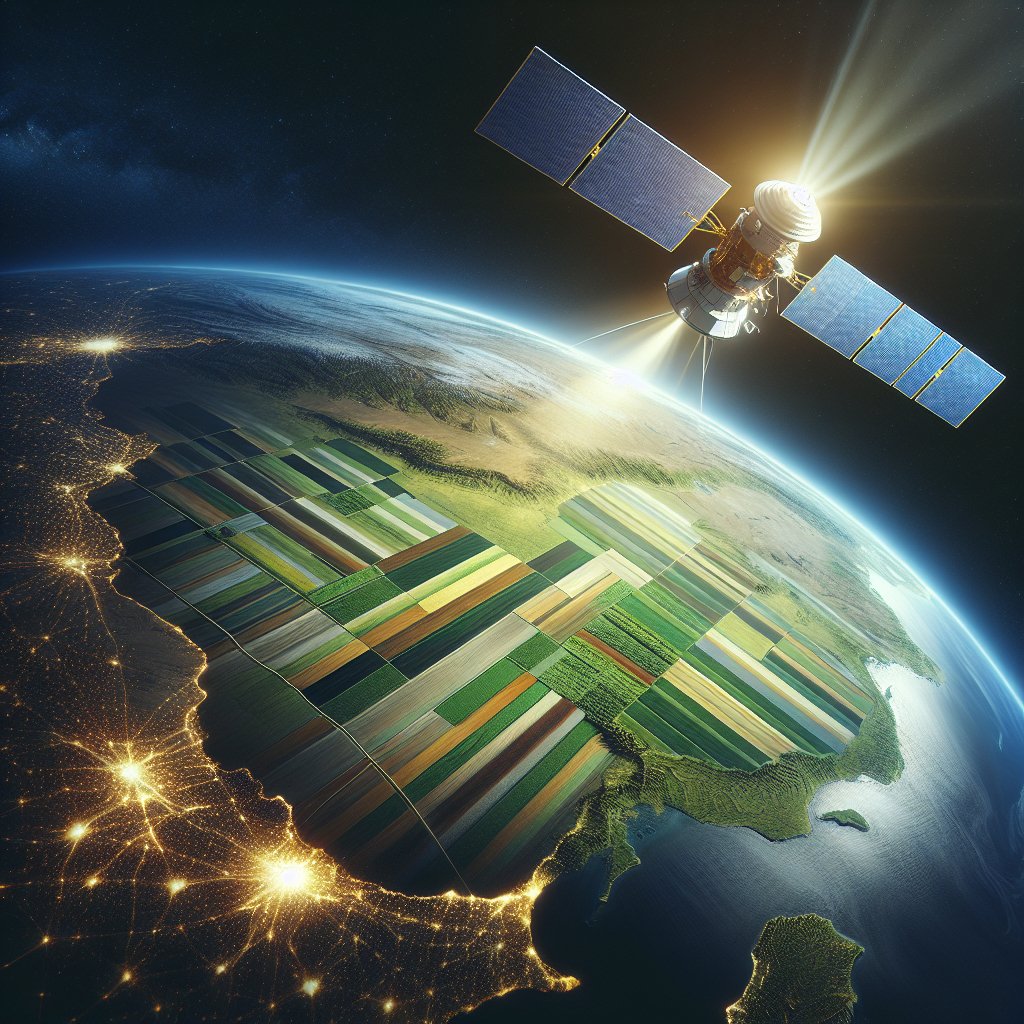 The role of satellites in monitoring global agricultural trends.