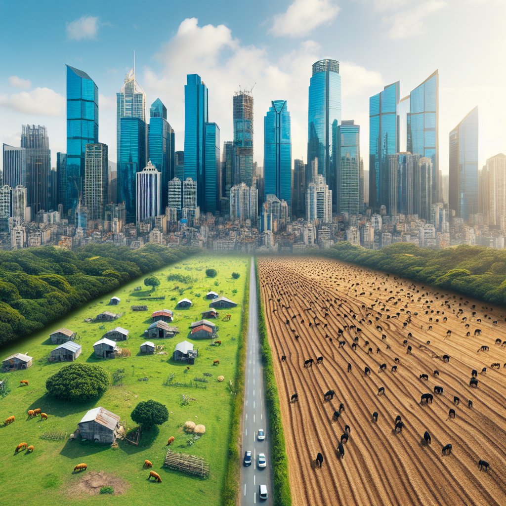 How urbanization impacts agriculture worldwide.