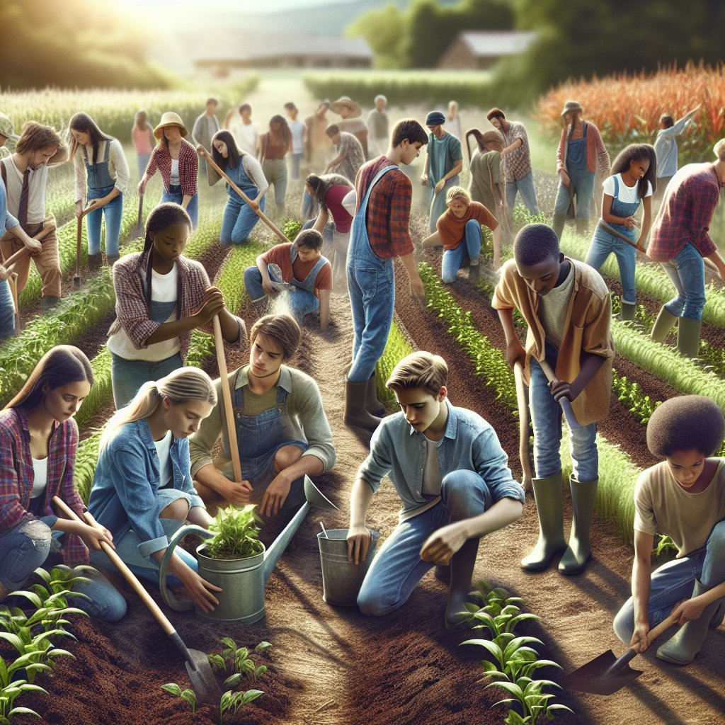 The role of youth in shaping the future of global farming.