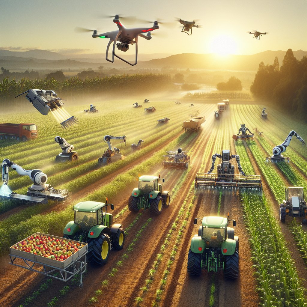 The rise of robotics in global agricultural practices.